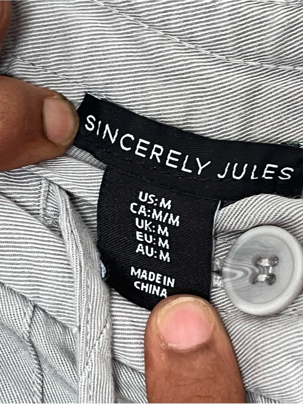 Sincerely Jules Sage Green Utility Cargo Pants Tencel Rayon Gorpcore Relaxed Fit - Picture 3 of 10